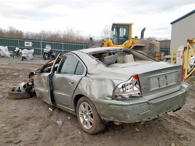 YV1RH592772611508 - 2007 VOLVO S60 2.5T GREEN photo 3