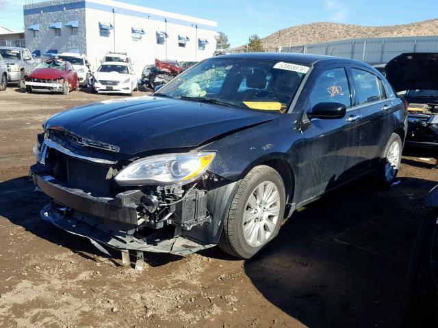 1C3CCBAB0EN212377 - 2014 CHRYSLER 200 LX BLACK photo 2