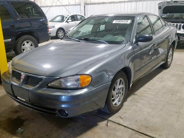 1G2NE52F74C251516 - 2004 PONTIAC GRAND AM S GRAY photo 2