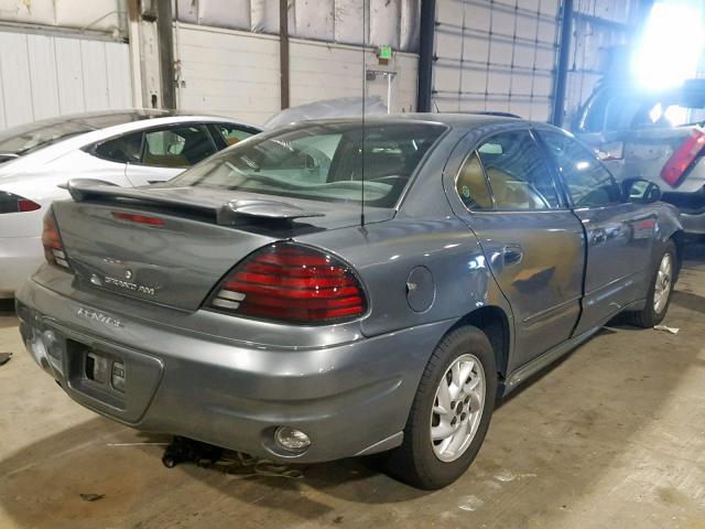 1G2NE52F74C251516 - 2004 PONTIAC GRAND AM S GRAY photo 4