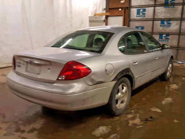 1FAFP55253G198606 - 2003 FORD TAURUS SES GRAY photo 4