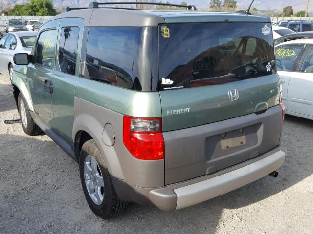 5J6YH28655L012631 - 2005 HONDA ELEMENT EX GREEN photo 3