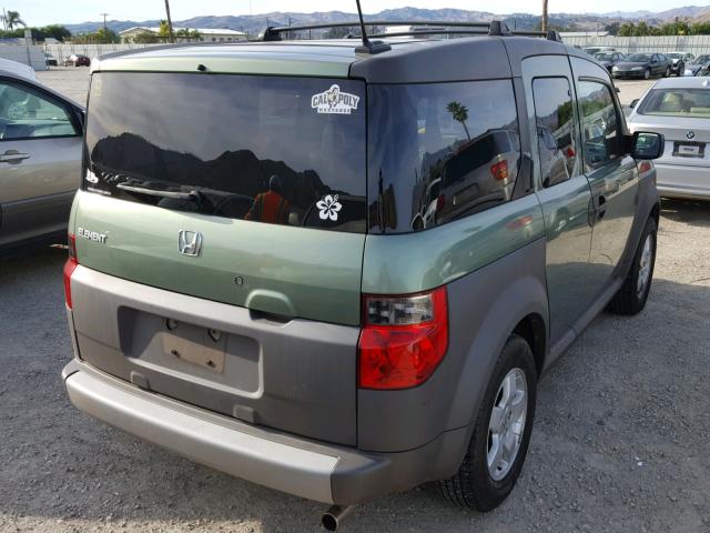 5J6YH28655L012631 - 2005 HONDA ELEMENT EX GREEN photo 4