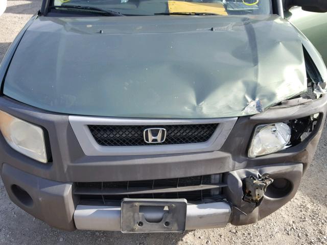 5J6YH28655L012631 - 2005 HONDA ELEMENT EX GREEN photo 7