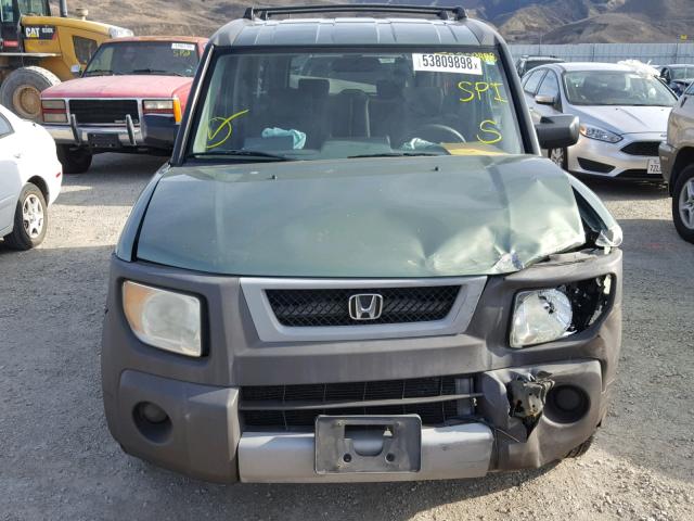 5J6YH28655L012631 - 2005 HONDA ELEMENT EX GREEN photo 9