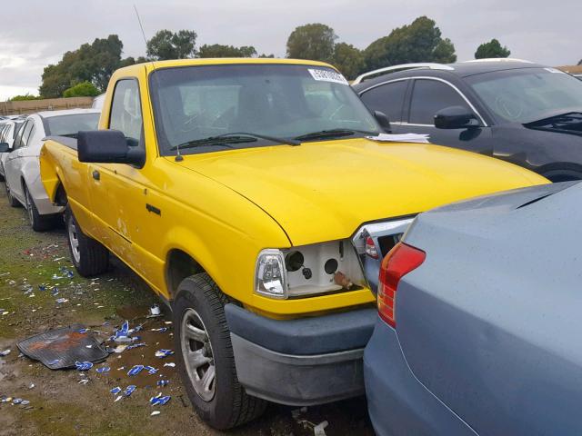 1FTYR10UX4PA58678 - 2004 FORD RANGER YELLOW photo 1