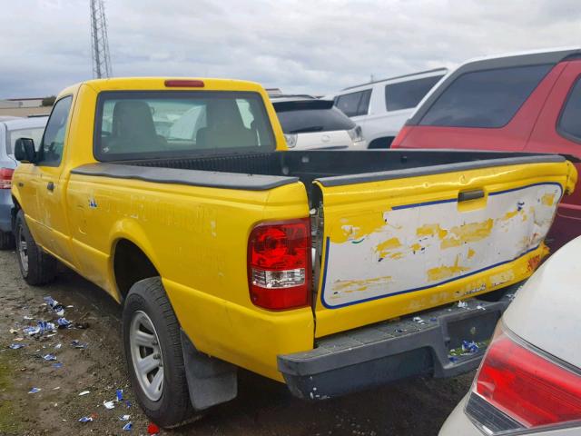 1FTYR10UX4PA58678 - 2004 FORD RANGER YELLOW photo 3