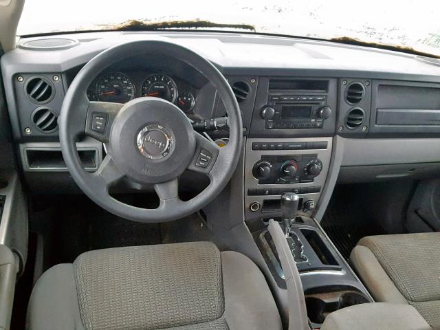 1J8HG48K96C149843 - 2006 JEEP COMMANDER BLUE photo 9