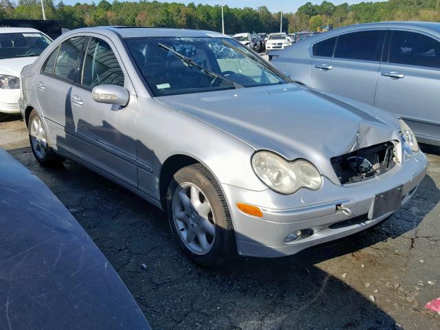 WDBRF84J73F373592 - 2003 MERCEDES-BENZ C 320 4MAT SILVER photo 1