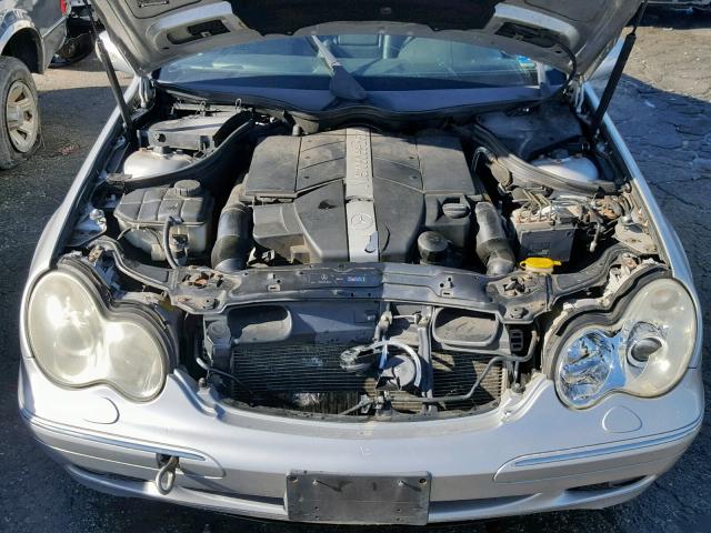 WDBRF84J73F373592 - 2003 MERCEDES-BENZ C 320 4MAT SILVER photo 7