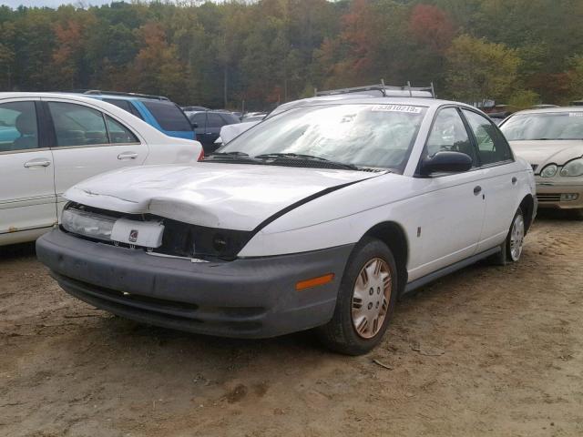 1G8ZH5287XZ267488 - 1999 SATURN SL1 WHITE photo 2