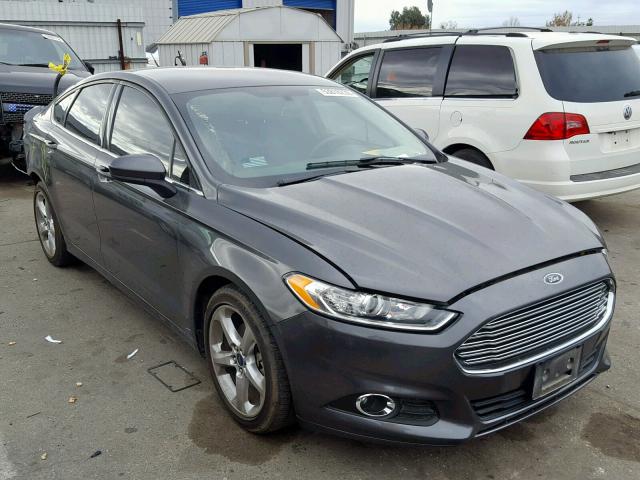 3FA6P0G73GR247490 - 2016 FORD FUSION S GRAY photo 1