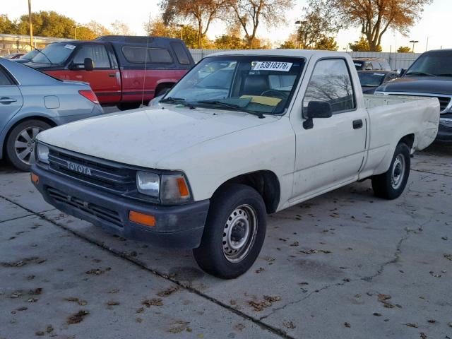 JT4RN81P4K5041790 - 1989 TOYOTA PICKUP 1/2 WHITE photo 2