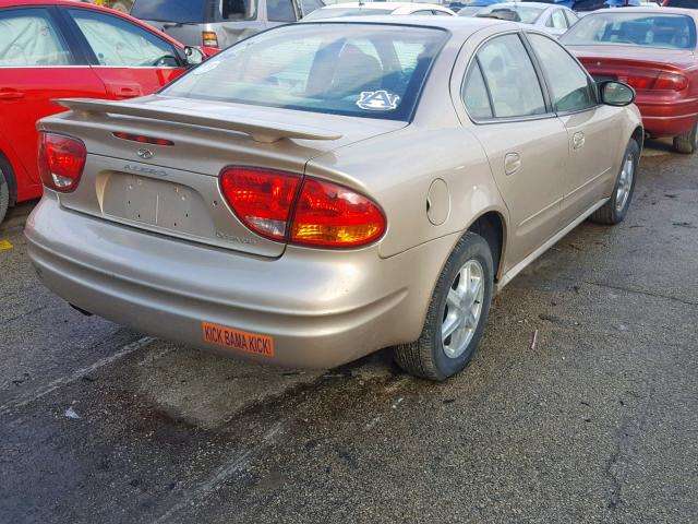 1G3NL52F53C308604 - 2003 OLDSMOBILE ALERO GL BEIGE photo 4