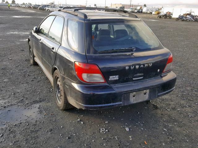 JF1GG29652H800316 - 2002 SUBARU IMPREZA WR BLACK photo 3