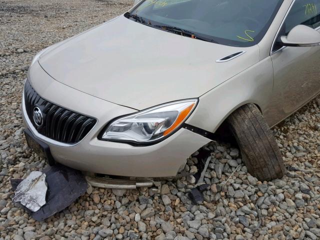 2G4GN5EX4E9263071 - 2014 BUICK REGAL PREM BURGUNDY photo 9