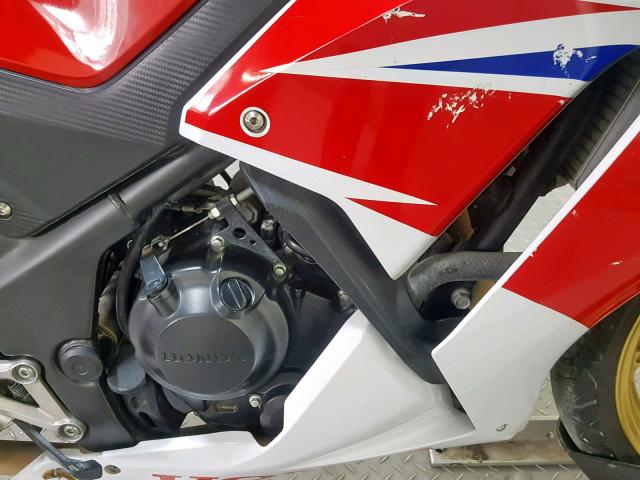 MLHNC5108F5102194 - 2015 HONDA CBR300 R RED photo 12