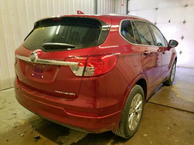 LRBFXBSA5HD201743 - 2017 BUICK ENVISION E RED photo 4