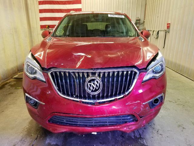 LRBFXBSA5HD201743 - 2017 BUICK ENVISION E RED photo 9