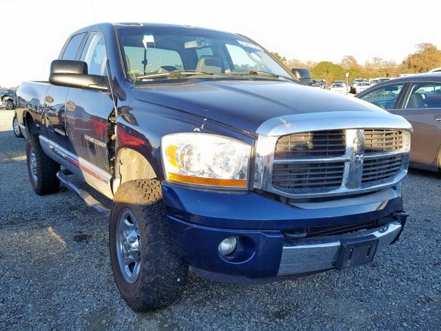 3D7KS28C16G176109 - 2006 DODGE RAM 2500 S BLUE photo 1