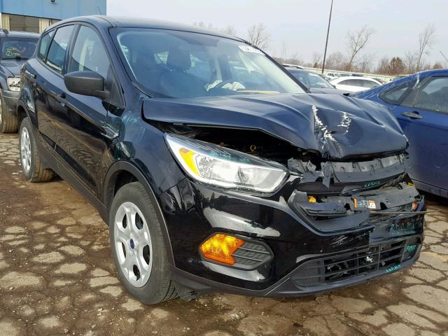 1FMCU0F75HUA37714 - 2017 FORD ESCAPE S BLACK photo 1