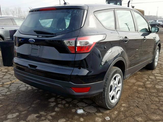 1FMCU0F75HUA37714 - 2017 FORD ESCAPE S BLACK photo 4