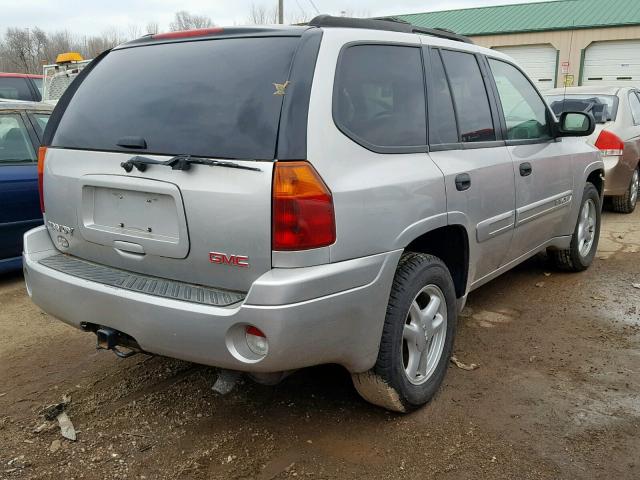 1GKDT13S652176529 - 2005 GMC ENVOY SILVER photo 4