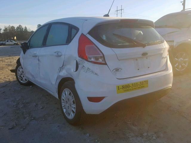 3FADP4TJ6GM170871 - 2016 FORD FIESTA S WHITE photo 3