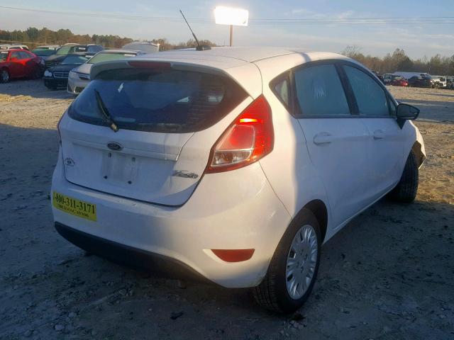 3FADP4TJ6GM170871 - 2016 FORD FIESTA S WHITE photo 4