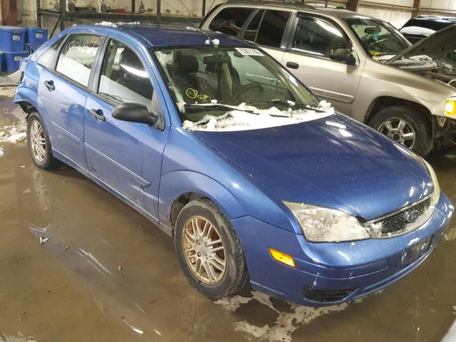 1FAFP34N65W288694 - 2005 FORD FOCUS ZX4 BLUE photo 1