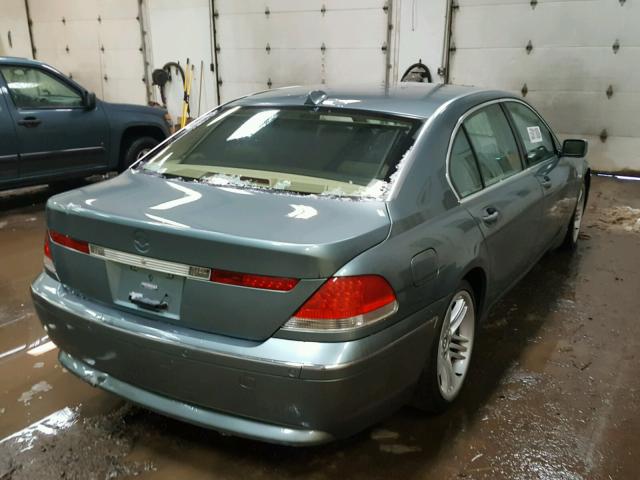 WBAGN83505DK11346 - 2005 BMW 760 LI TEAL photo 4