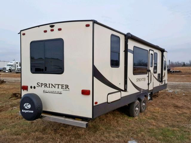 4YDT29F20H1531514 - 2017 SPRN CAMPER BEIGE photo 4