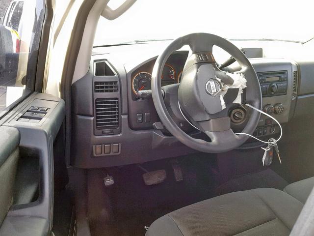 1N6BA0EJ5BN305276 - 2011 NISSAN TITAN S WHITE photo 9