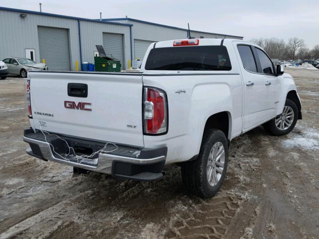 1GTG6CE35F1125600 - 2015 GMC CANYON SLT WHITE photo 4