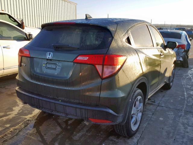 3CZRU5G59HM710463 - 2017 HONDA HR-V EX GREEN photo 4