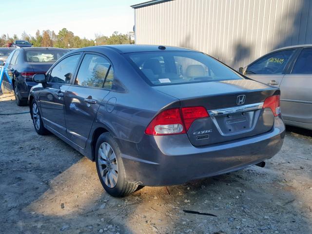 2HGFA1F98AH560995 - 2010 HONDA CIVIC EXL GRAY photo 3