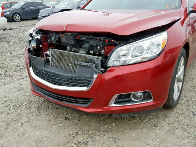 1G11H5SL5EF254107 - 2014 CHEVROLET MALIBU LTZ მუქწითელი ფოტო 9