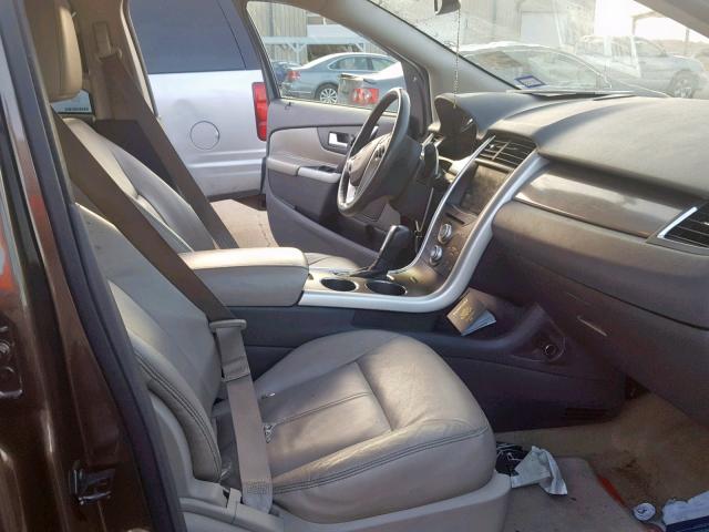 2FMDK3JC3BBB04159 - 2011 FORD EDGE SEL BLACK photo 5