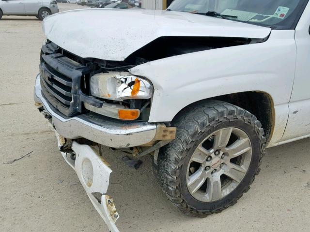 2GTEK13VX61241932 - 2006 GMC NEW SIERRA WHITE photo 9