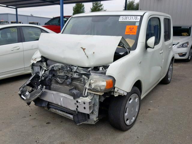 JN8AZ2KRXAT167679 - 2010 NISSAN CUBE BASE WHITE photo 2