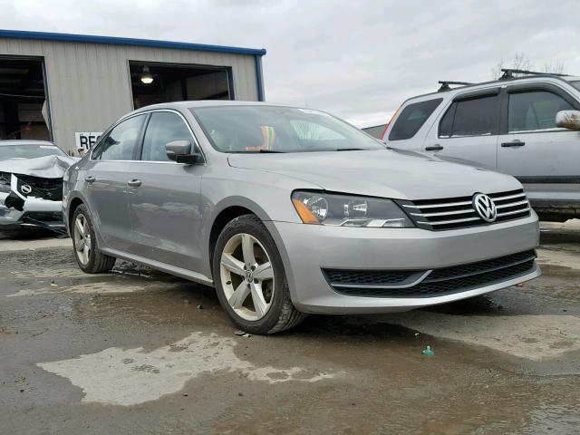 1VWBP7A31DC122714 - 2013 VOLKSWAGEN PASSAT SE SILVER photo 1