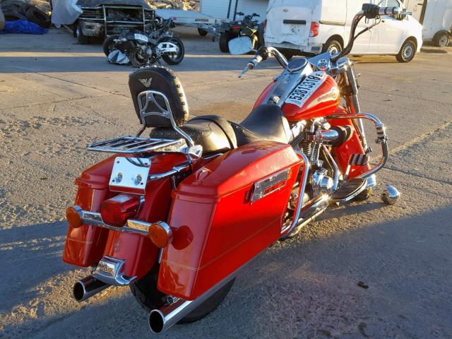 1HD1FWW122Y646908 - 2002 HARLEY-DAVIDSON FLHT RED photo 4