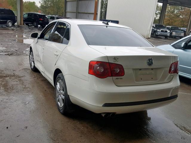 3VWDF71K86M621174 - 2006 VOLKSWAGEN JETTA 2.5L WHITE photo 3