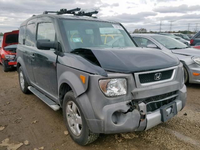 5J6YH28694L032489 - 2004 HONDA ELEMENT EX BLACK photo 1