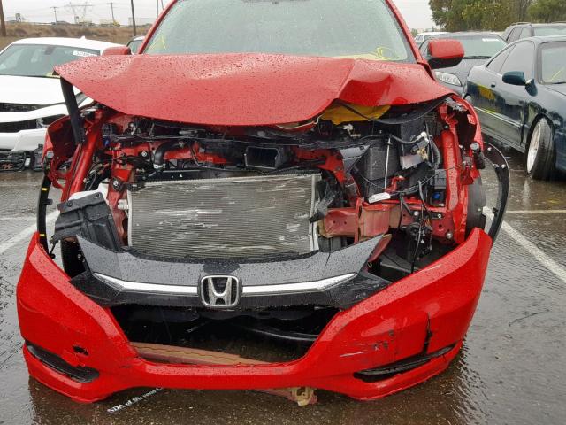 3CZRU5H37JM715373 - 2018 HONDA HR-V LX RED photo 9