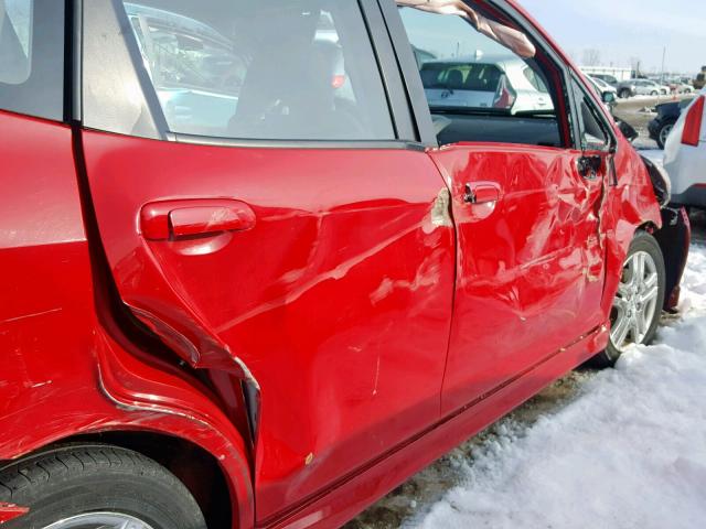 JHMGD37697S022915 - 2007 HONDA FIT S 红色 照片 9