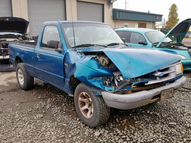 1FTCR10A5TUC29885 - 1996 FORD RANGER GREEN photo 1