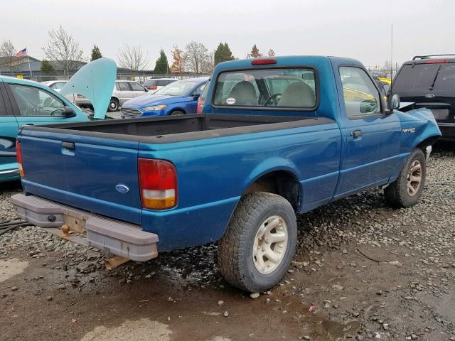 1FTCR10A5TUC29885 - 1996 FORD RANGER GREEN photo 4