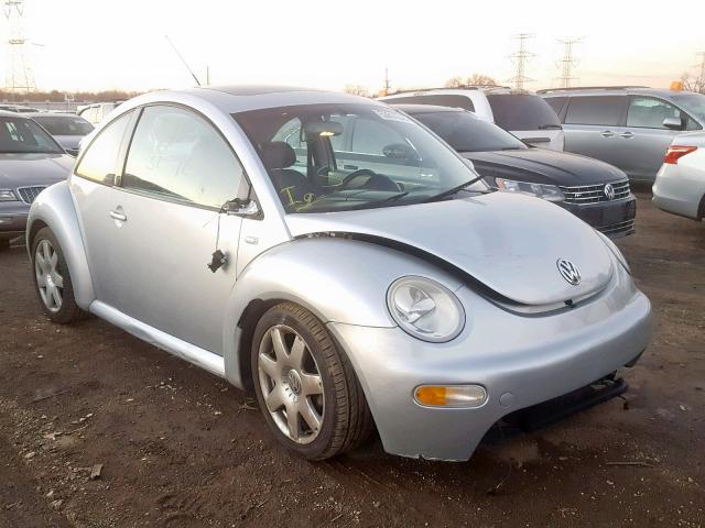 3VWDD21C32M459921 - 2002 VOLKSWAGEN NEW BEETLE SILVER photo 1