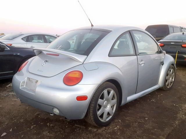 3VWDD21C32M459921 - 2002 VOLKSWAGEN NEW BEETLE SILVER photo 4